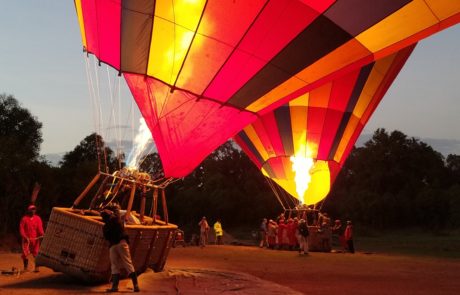 Hot Balloons almost ready to take off in Kenya