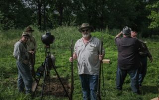 Mark Lambert with Insta360 Titan and Rifles