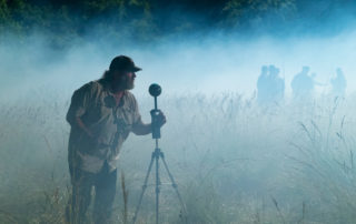 Mark setting up a shot on PBS's Mercy Street